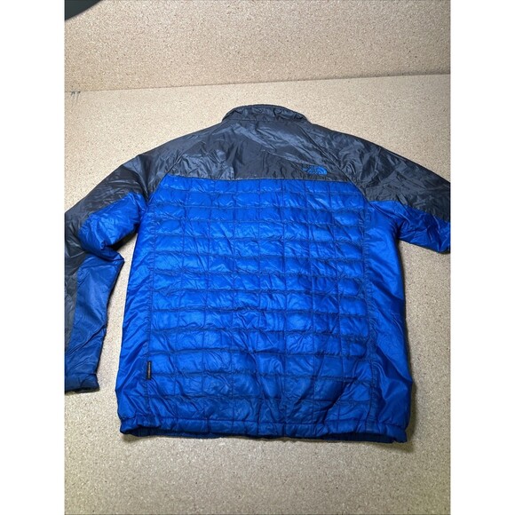 The North Face Men's Thermoball PrimaLoft Nano Puffer Jacket Gray/Blue Medium G1 - Picture 4 of 8
